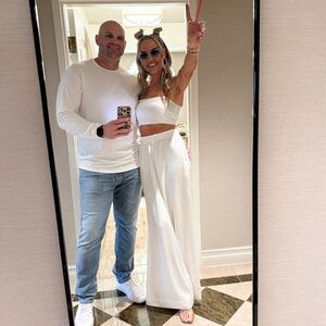 Irwin Pants - Ivory Luxe Satin